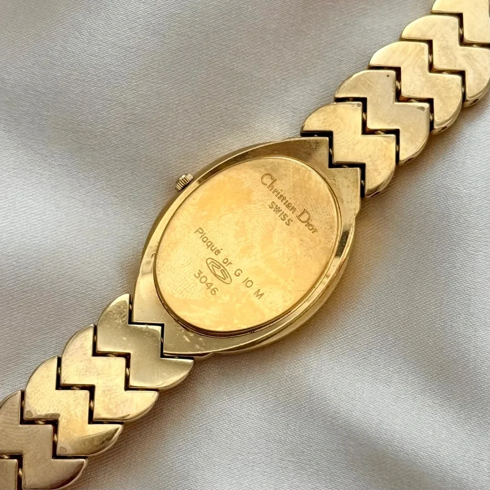 AUTHENTIC RARE VINTAGE DIOR GOLD WATCH - Picture 7 of 7